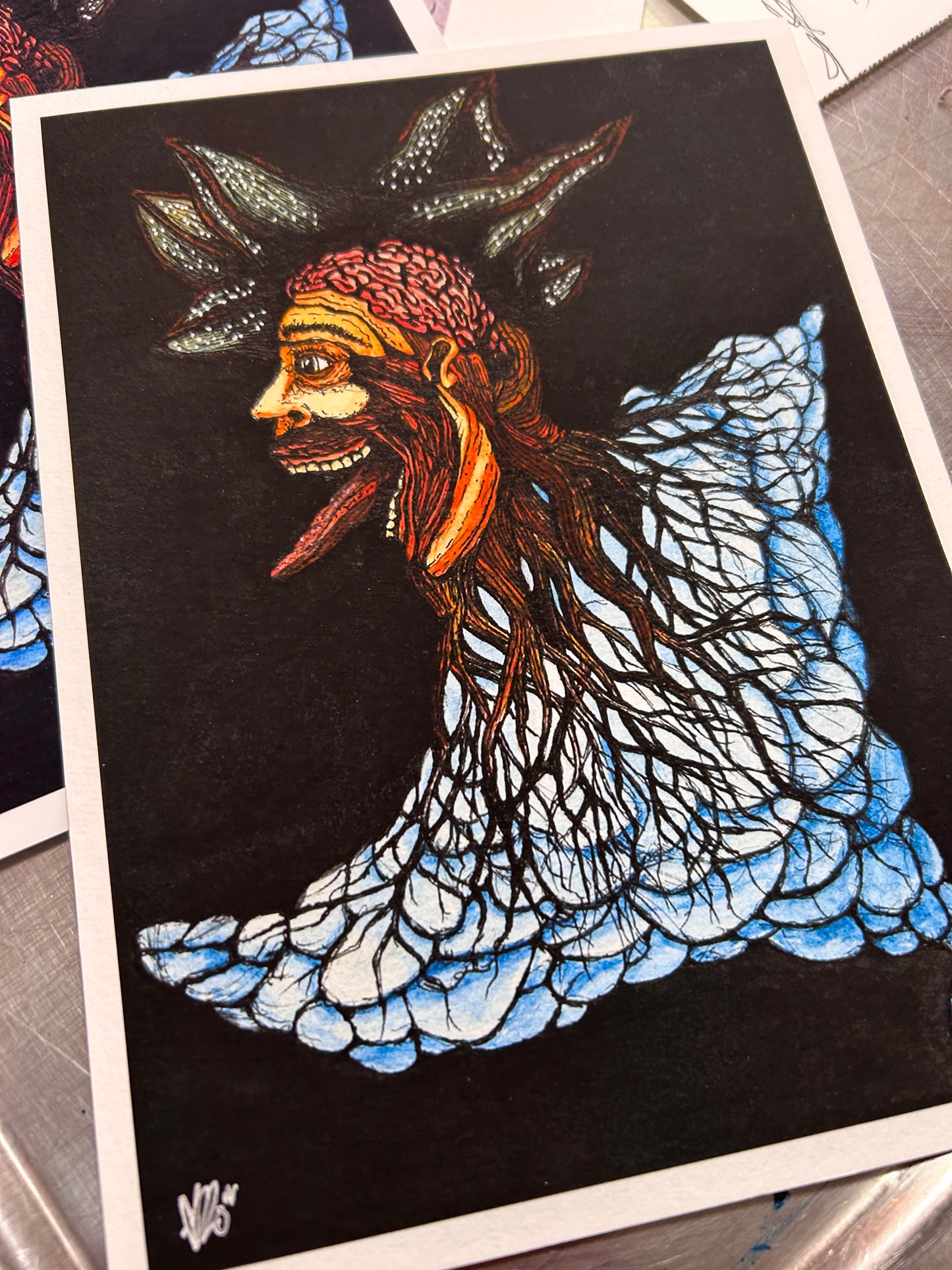 Enzo Junior PRINT - Brain Damage