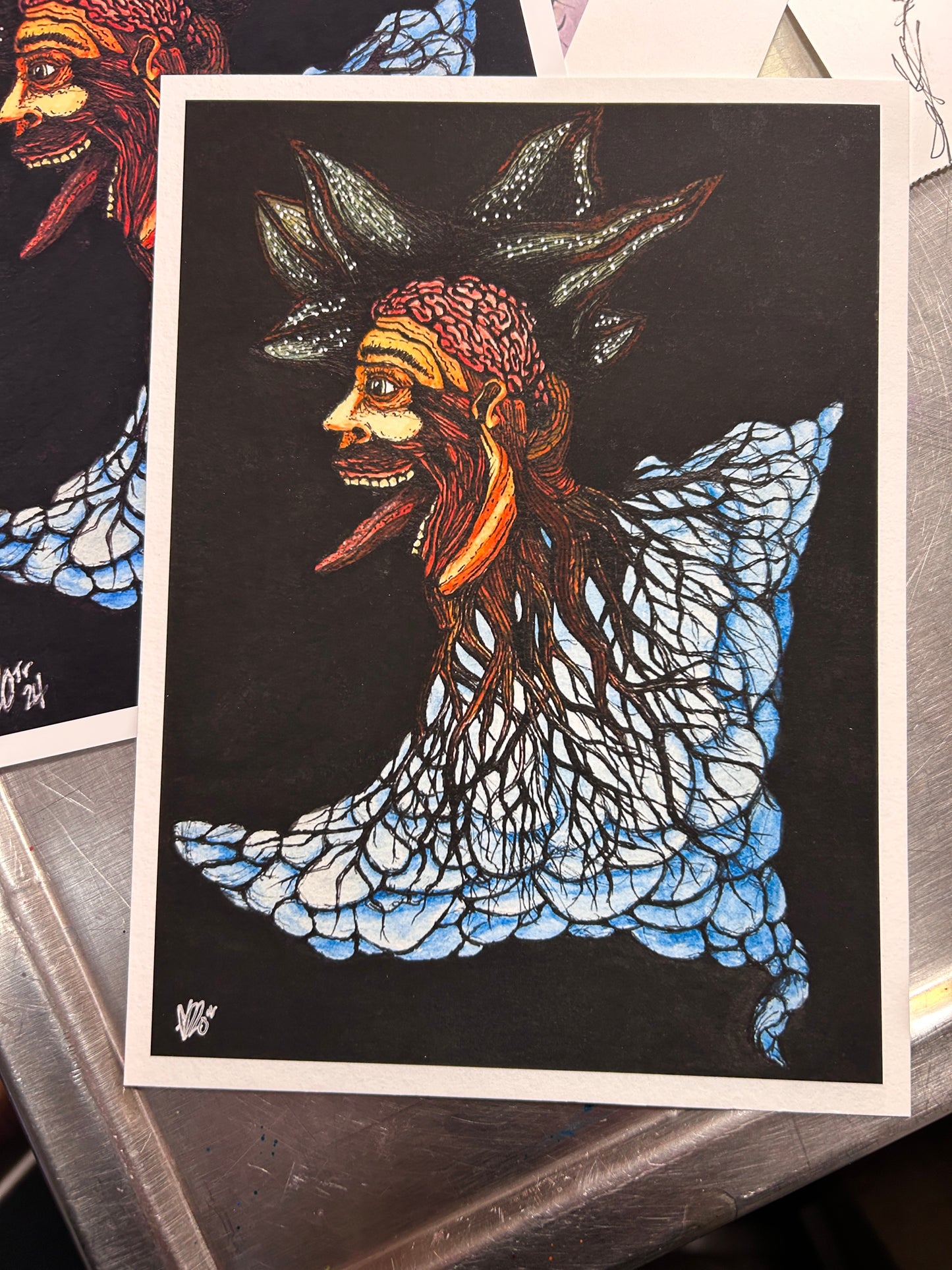 Enzo Junior PRINT - Brain Damage