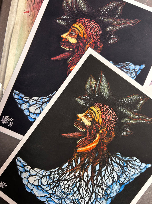Enzo Junior PRINT - Brain Damage